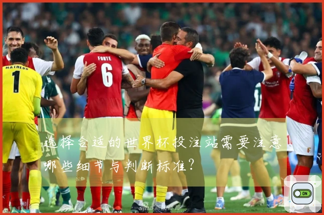 选择合适的世界杯投注站需要注意哪些细节与判断标准？