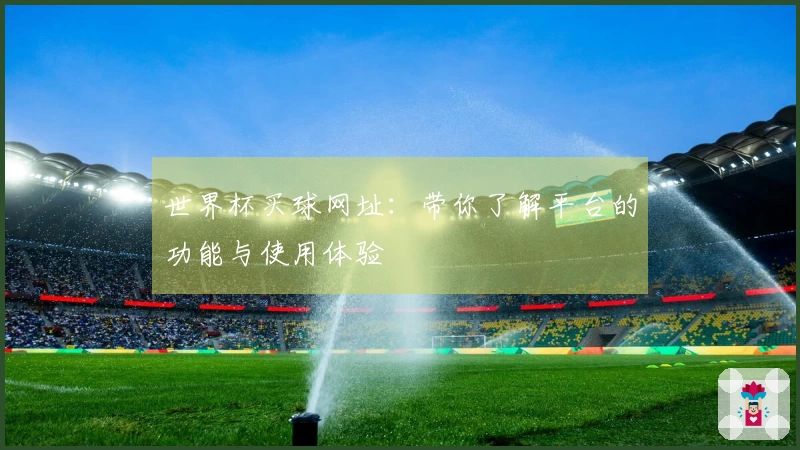 世界杯买球网址：带你了解平台的功能与使用体验