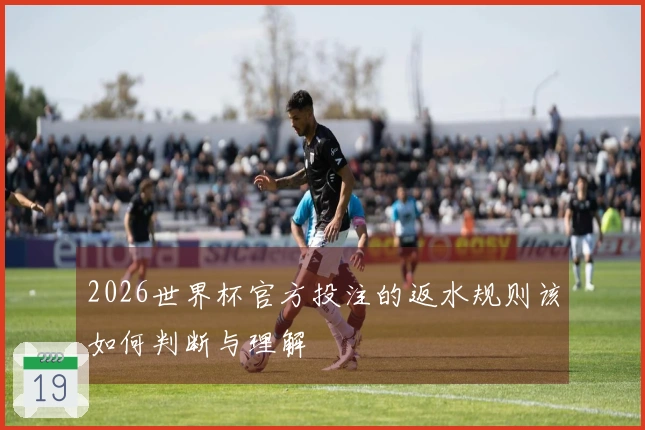 2026世界杯官方投注的返水规则该如何判断与理解